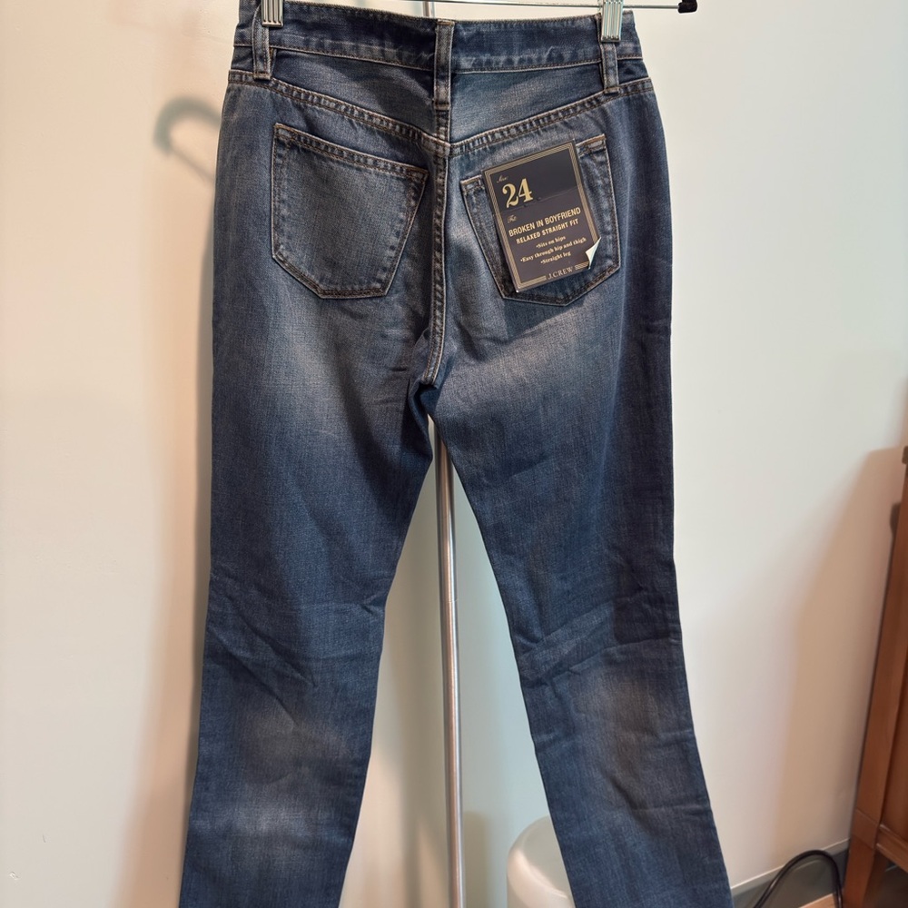 Women's J.Crew Broken-In Boyfriend Jeans – Style #B5325 – Size 24 - Picture 2 of 3